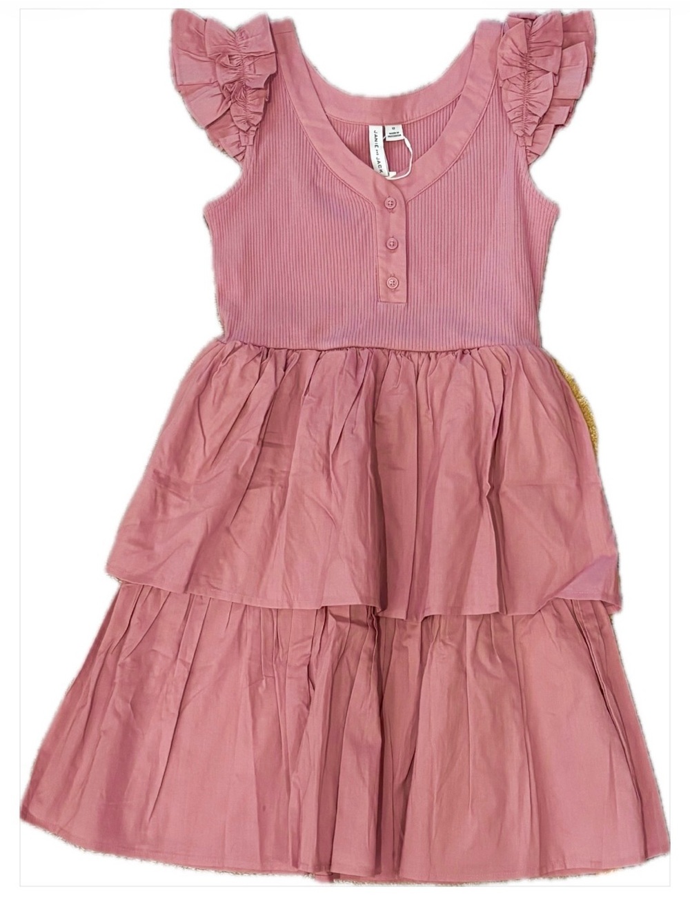 Janie & Jack Pink Tiered Dress 12
